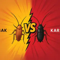 Prusak kontra karaluch. Dwa owady, jeden pojedynek. Kto wygra tę walkę?