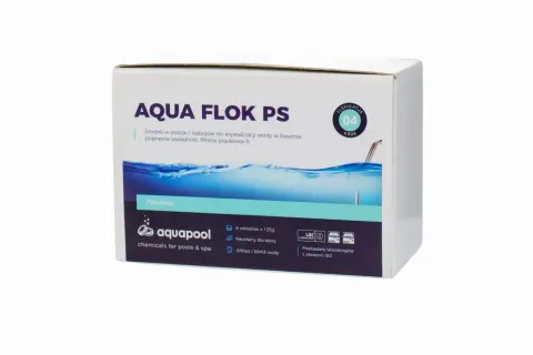 Opakowanie środka do flokulacji wody basenowej Aqua Flok PS.